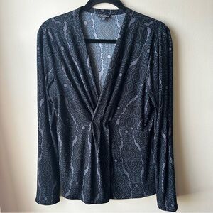 Brooks Brothers - Deep V Wrap Top